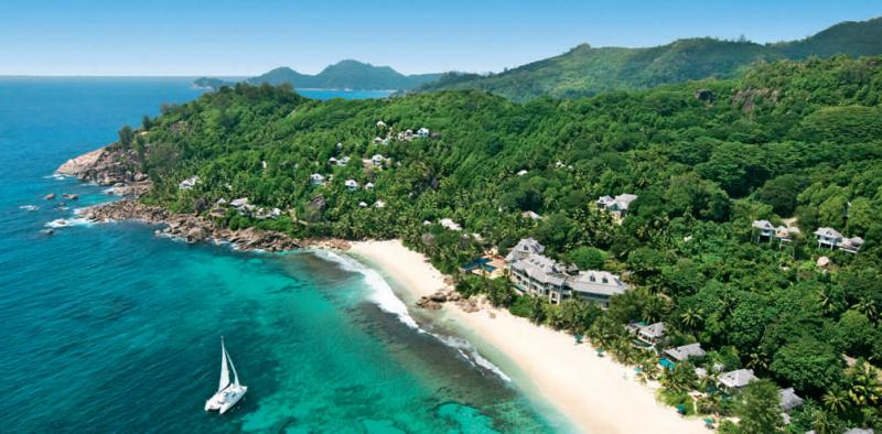 Hotel Banyan Tree à Mahé Seychelles Hotel 5 étoiles